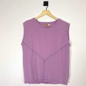 Aritzia Indyeva Womens Tank‎ Top Sleeveless Athletic Pink/Purple Yoga Small